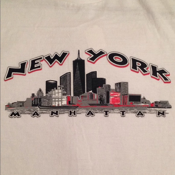 NEW YORK Manhattan skyline t-shirt - Picture 3 of 6